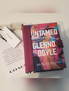 NWT Coach Bag Book Charm Untamed By Glennon Doyle